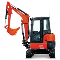 Kubota U35, 8,000lb Mid-Size Excavator